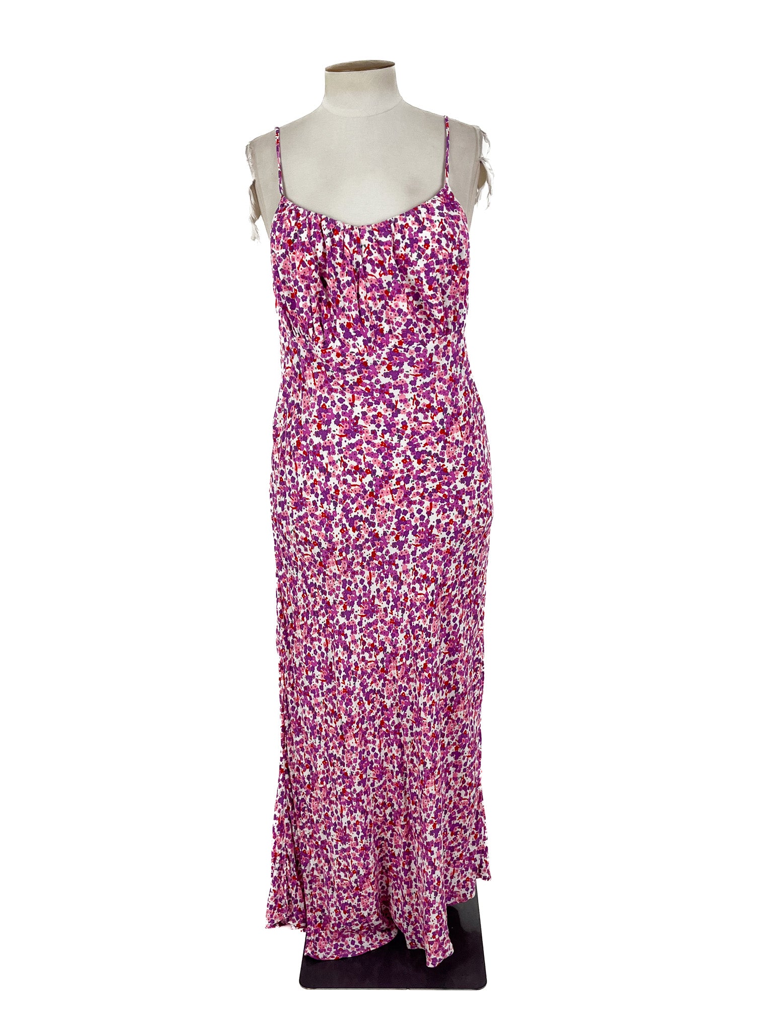 Faithfull the Brand - Purple Midi Dress (Size 16)