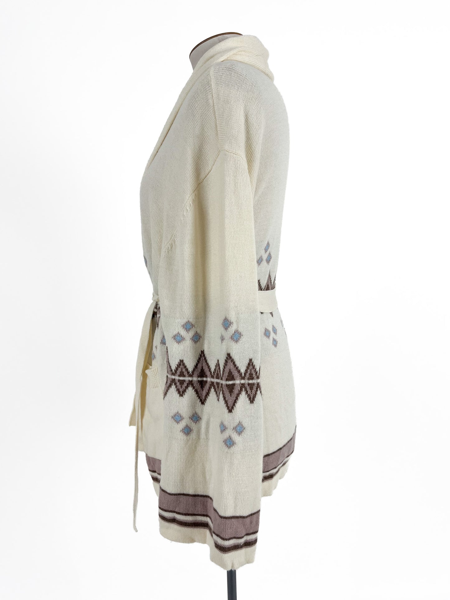 Golden Brown the Label | White Casual Cardigan | Size M