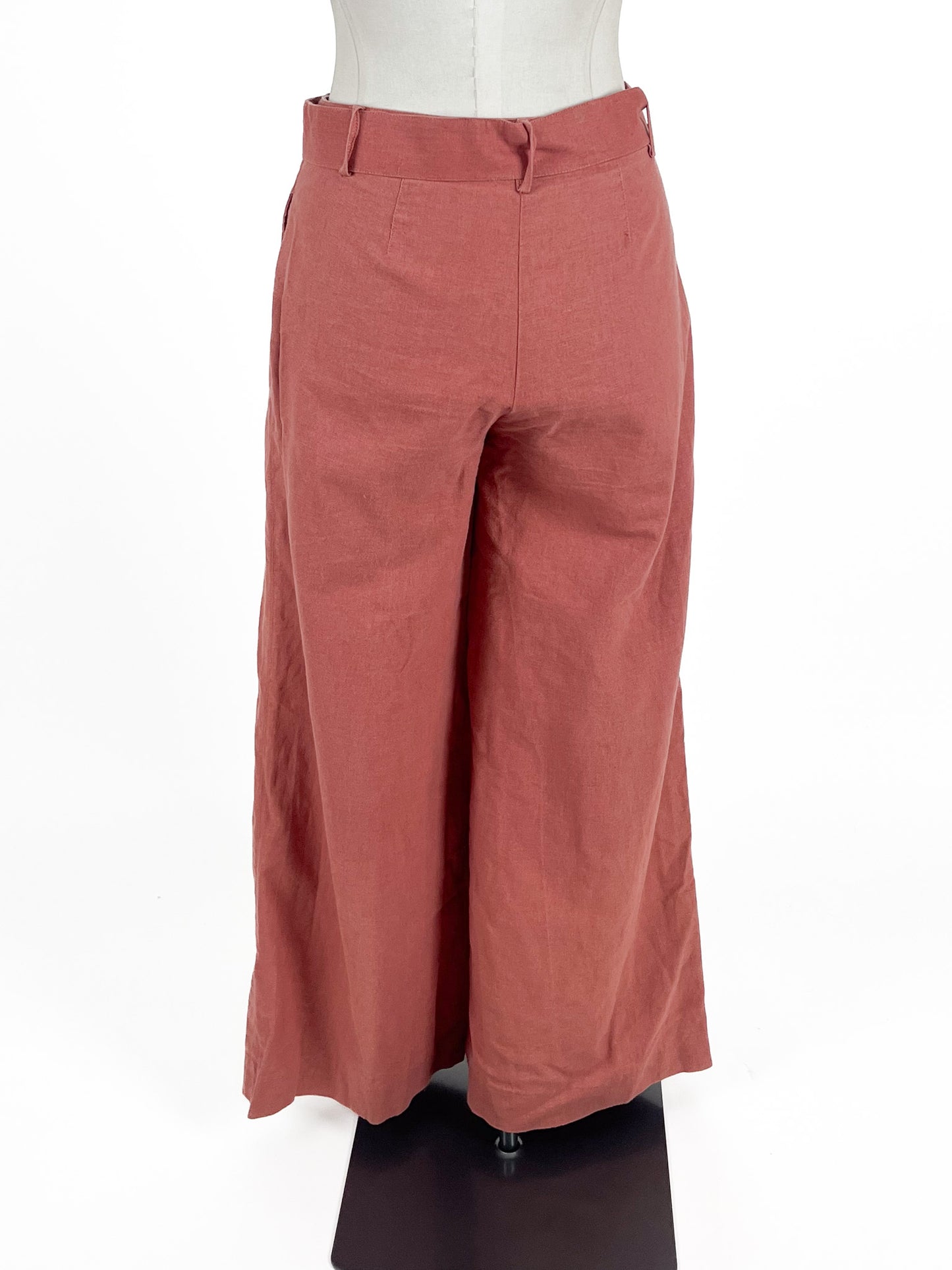 Max | Pink High waisted Wide leg Pants | Size 10