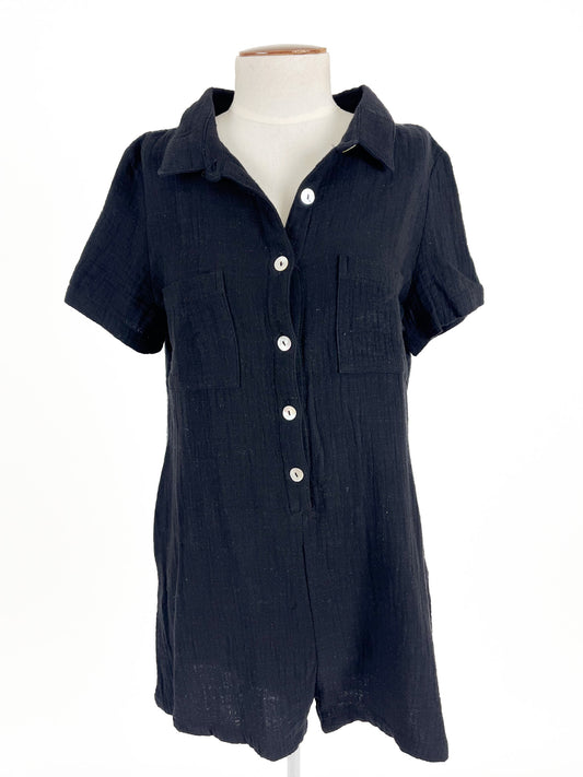 Subtitled | Black Casual Playsuit | Size S