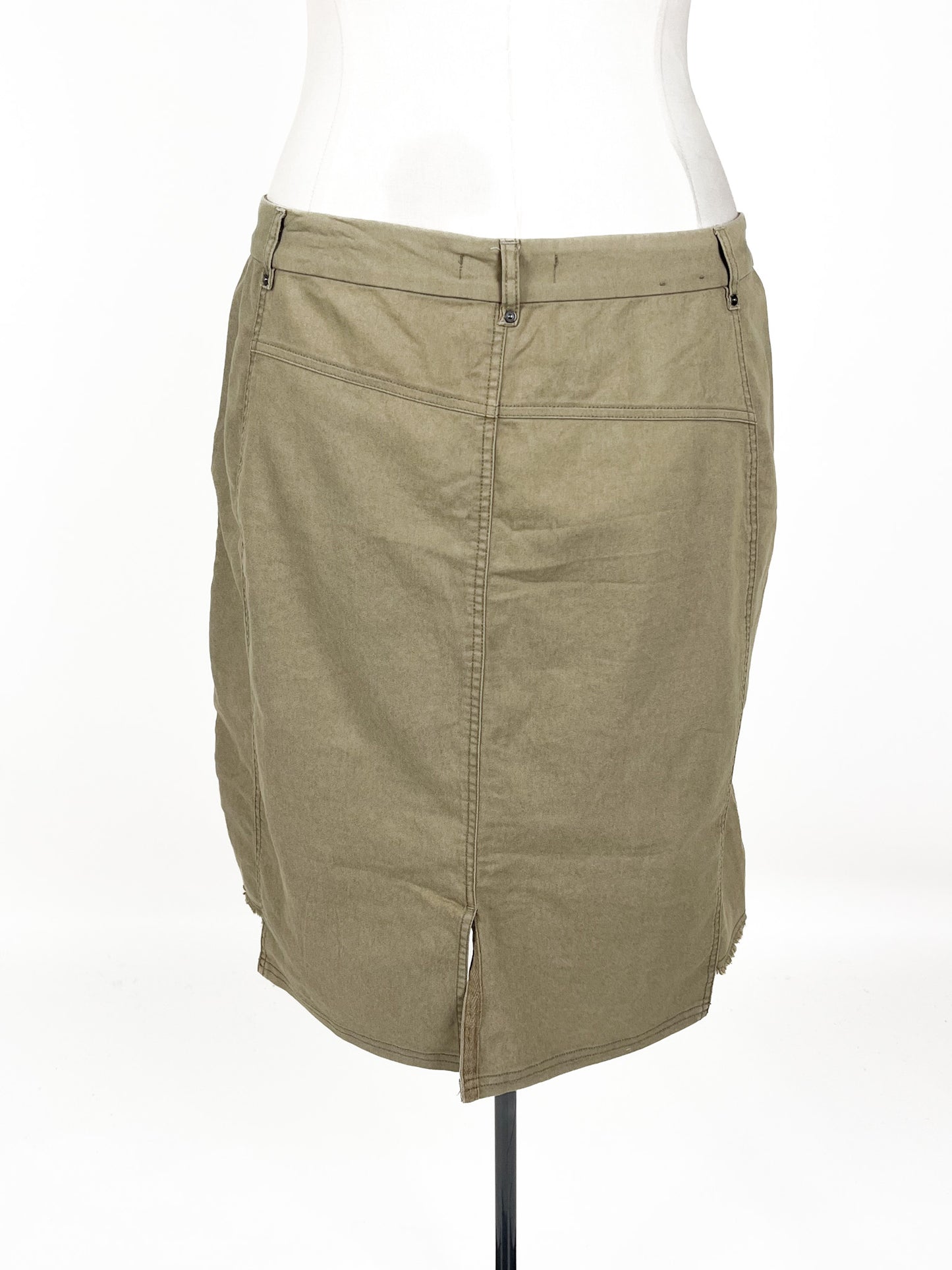Lania The Label - Green Midi Skirt (Size 14)