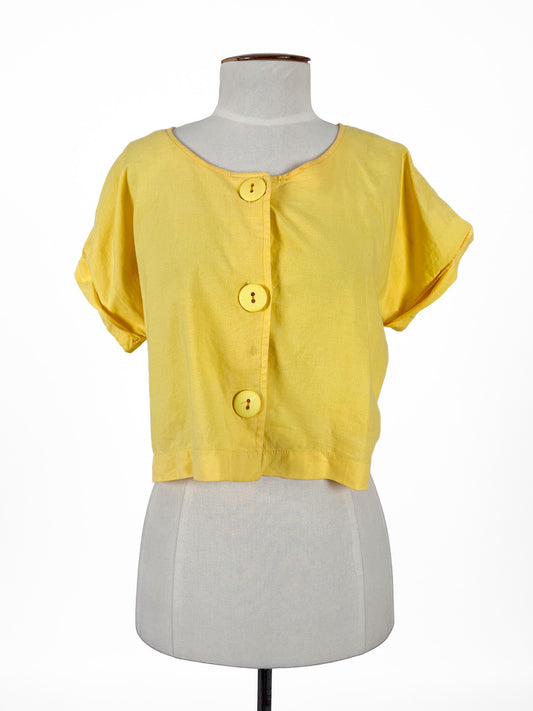 One Step Ahead | Yellow Casual Top | Size 14
