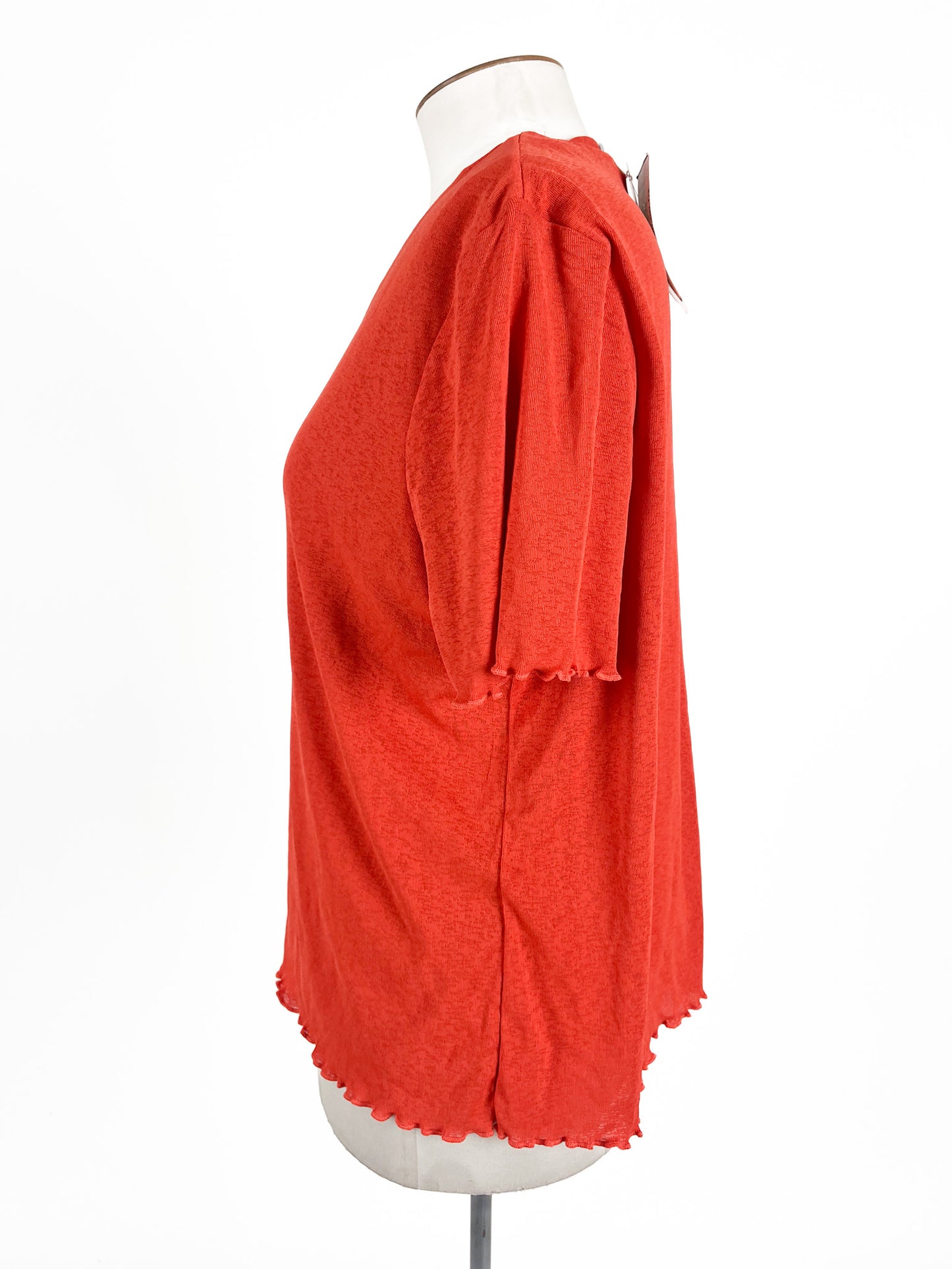 classique | Orange Casual Top | Size XXL