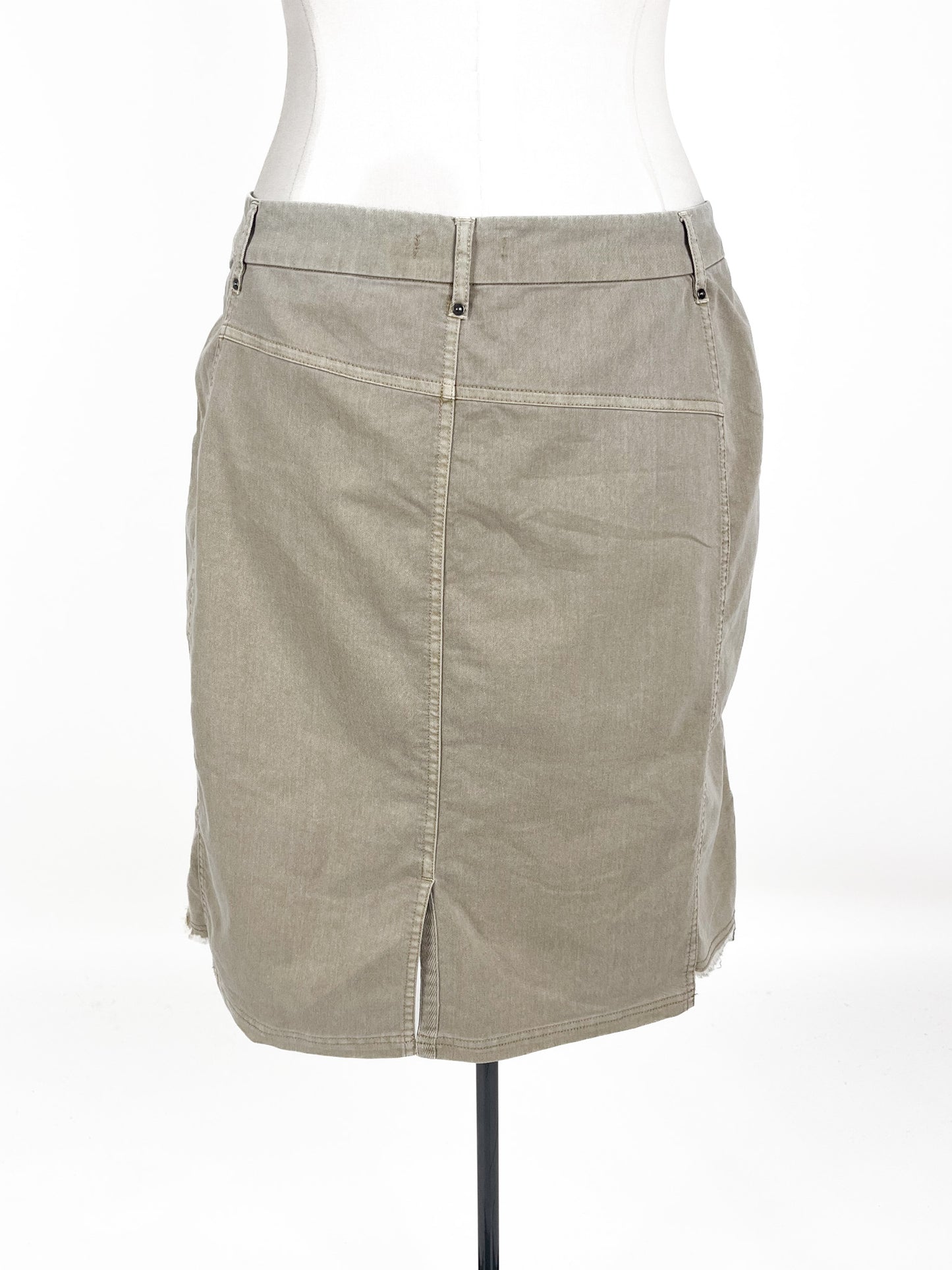 Lania The Label - Beige Midi Skirt (Size 14)