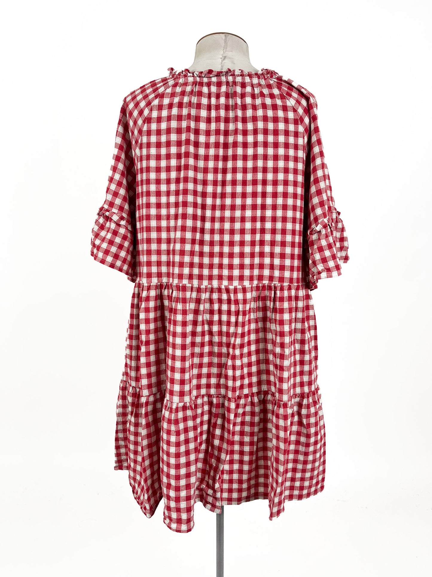 Isla Maree - Red & White Mini Dress (Size 18)