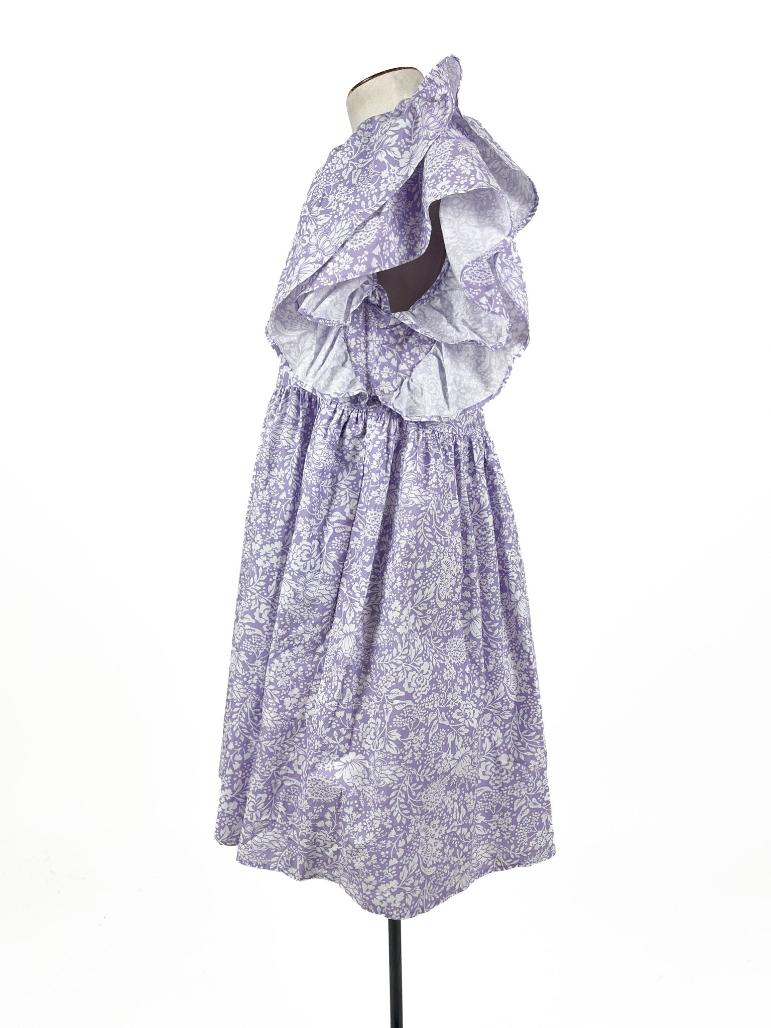 COOP by Trelise Cooper - Purple & White Midi Dress (Size M)