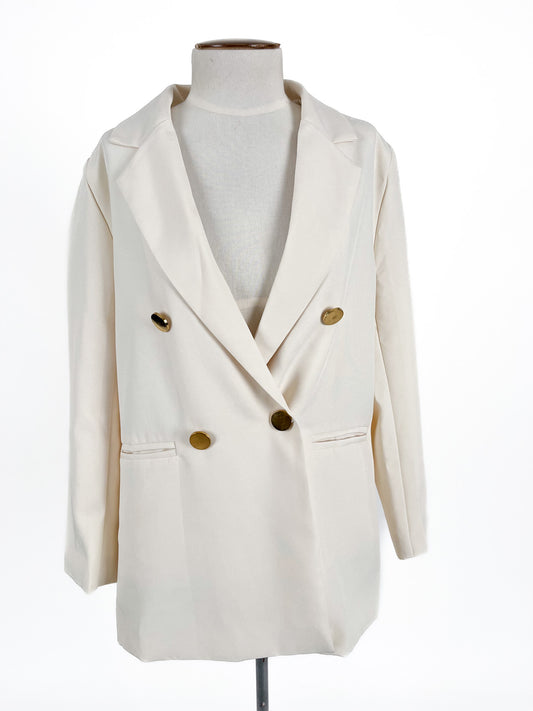 YiMiNuo | White Cocktail/Workwear Jacket | Size M
