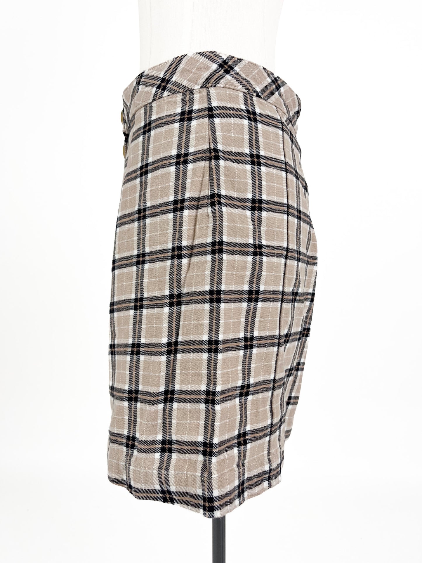 H&M | Brown Casual Skirt | Size 8