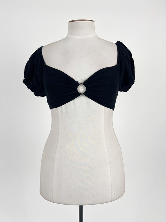 Princess Polly | Black Cocktail Top | Size 10