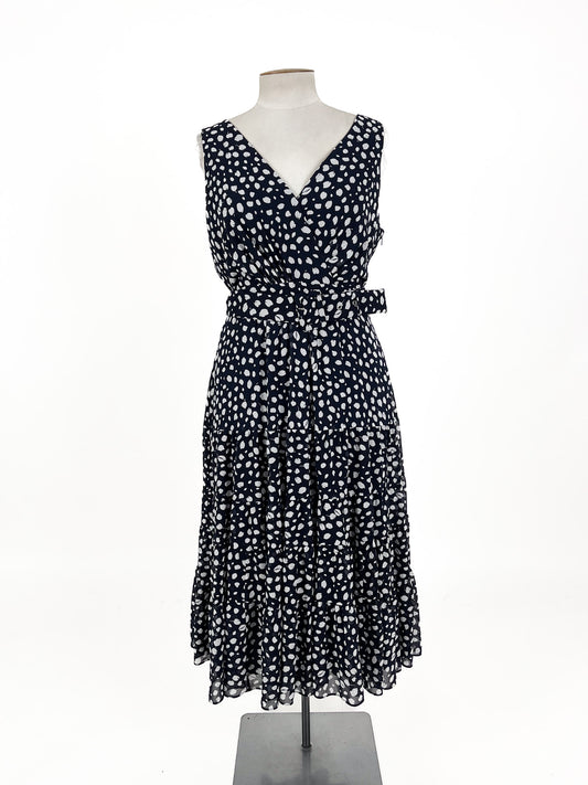 Forever New - Navy Midi Dress (Size 12)