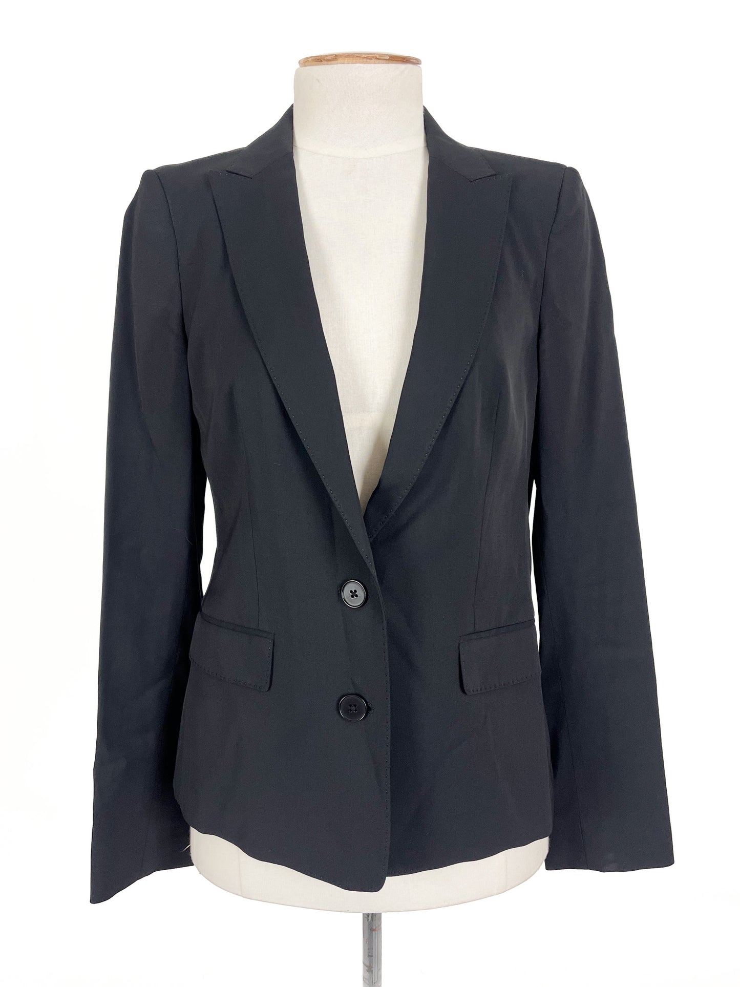 Country Road | Black Workwear Jacket | Size 8