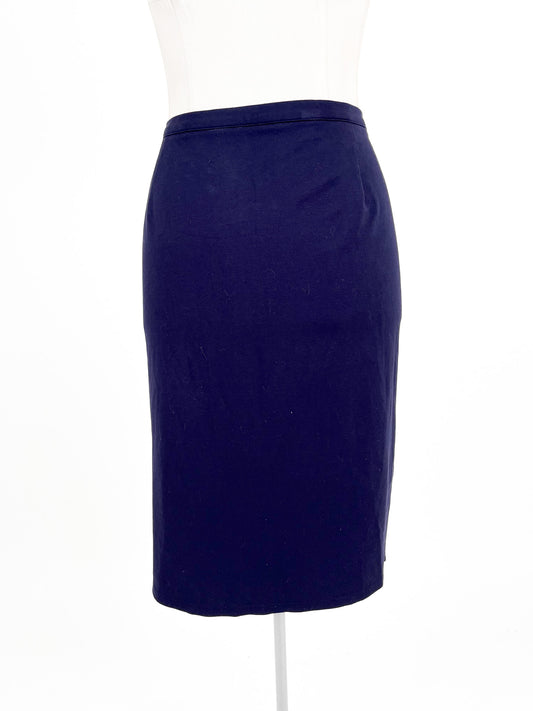 City Chic | Navy Workwear Skirt | Size 20