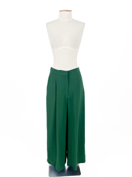 Juliette Hogan | Green Pleated Pants | Size 8