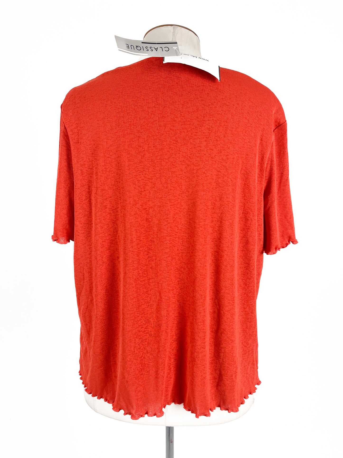 classique | Orange Casual Top | Size XXL