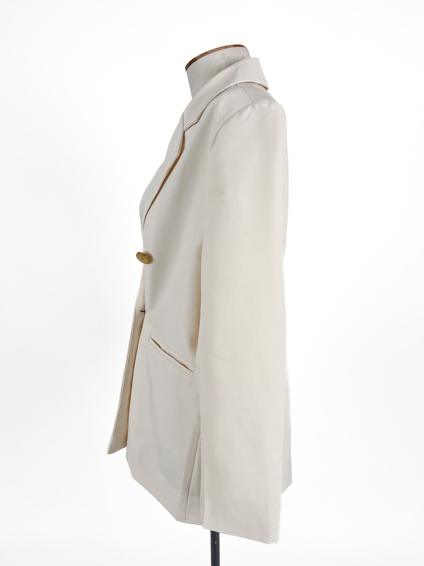 YiMiNuo | White Cocktail/Workwear Jacket | Size M