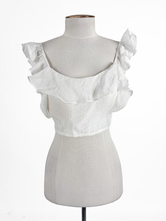 Pia | White Casual Top | Size XS