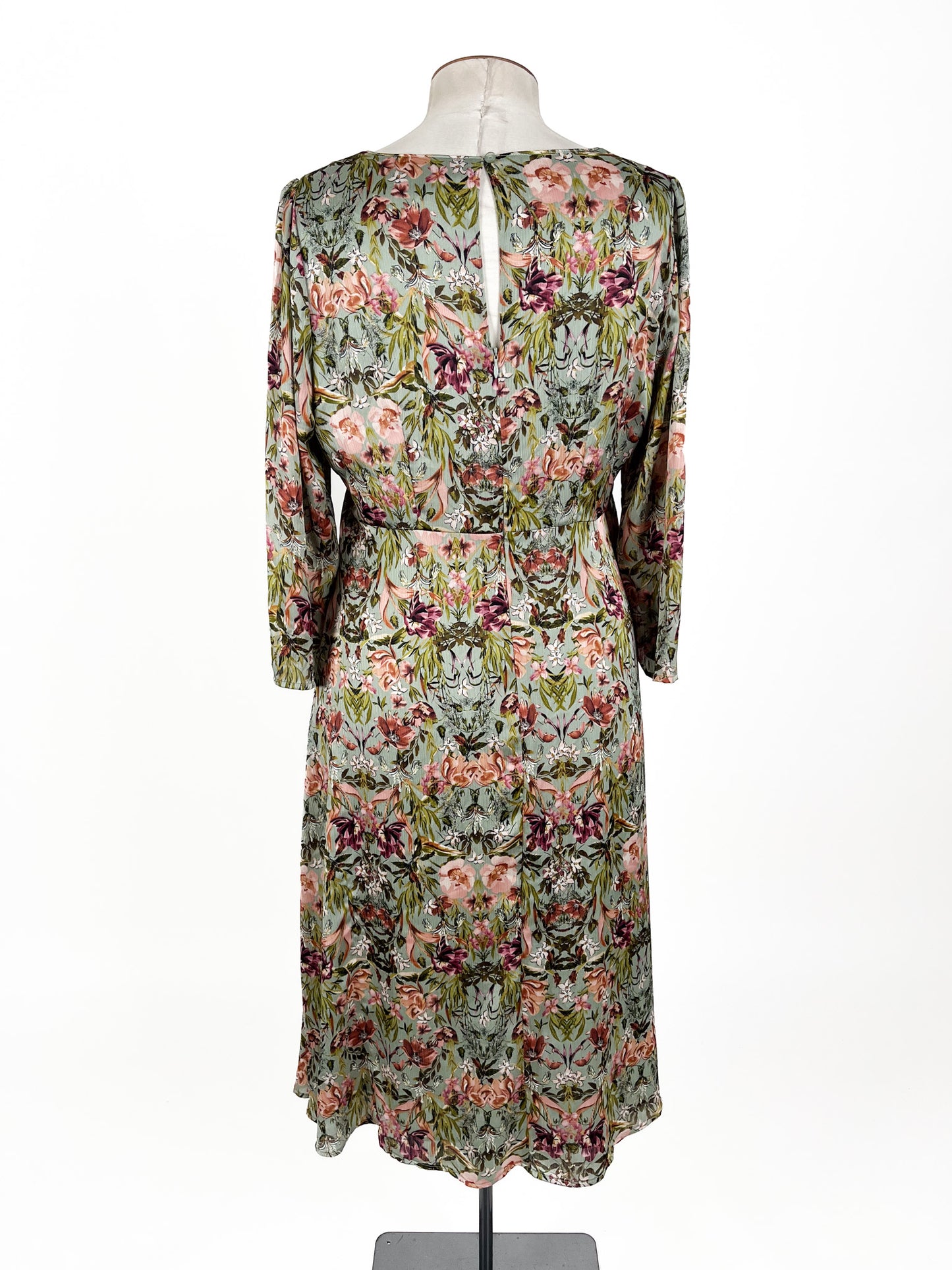 Whistle - Green Midi Dress (Size 16)
