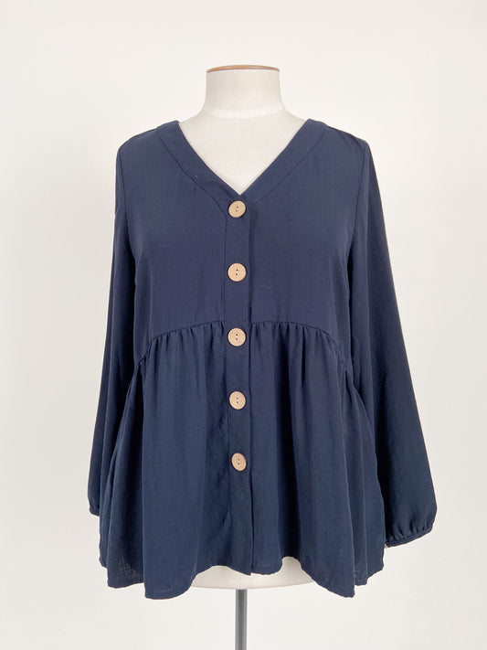 Whistle | Navy Casual Top | Size 14