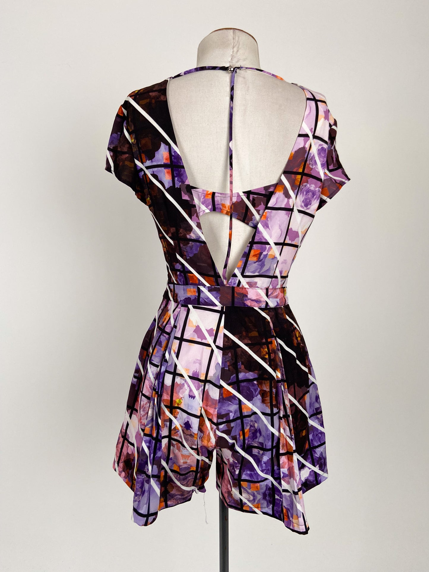 Three of Something | Purple Casual Playsuit | Size XS