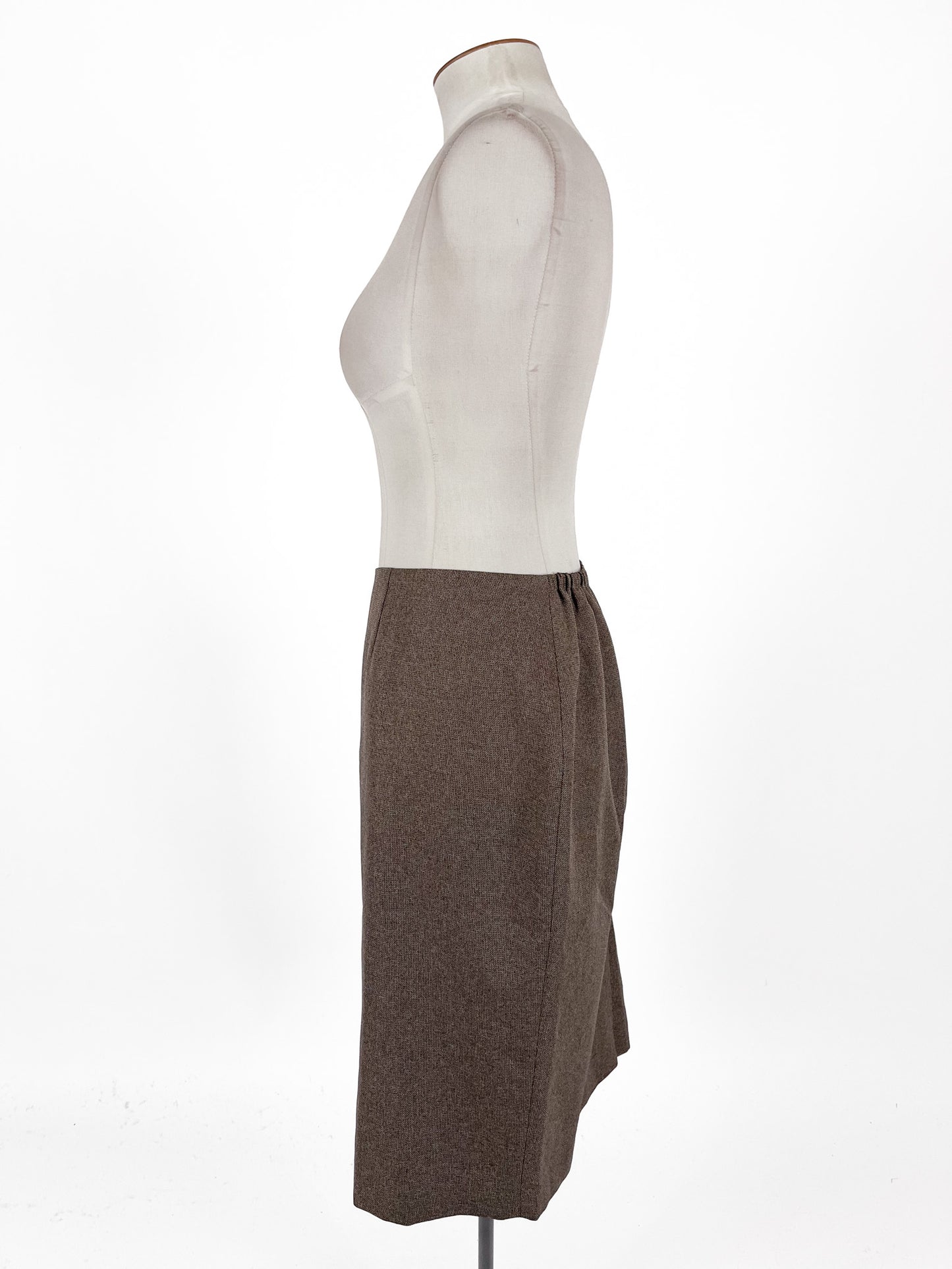 Le Suit | Brown Workwear Skirt | Size 18