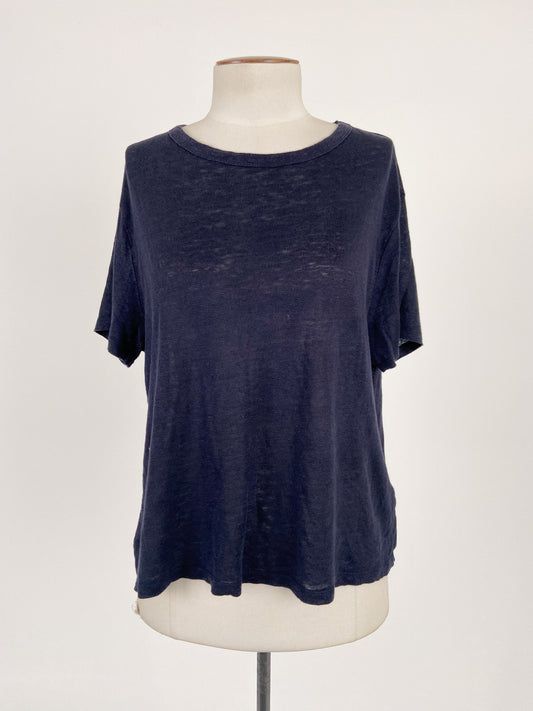 Assembly Label | Navy Casual Top | Size 8