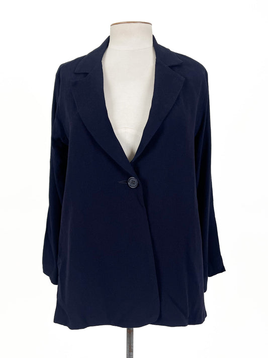 Staple + Cloth | Navy Cardigan | Size 10
