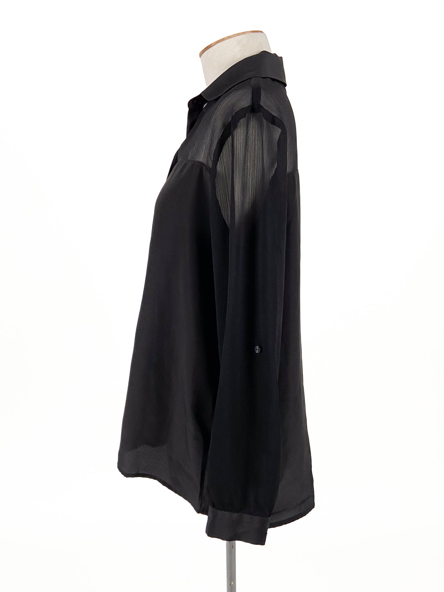 Jeanswest | Black Casual/Workwear Top | Size 8