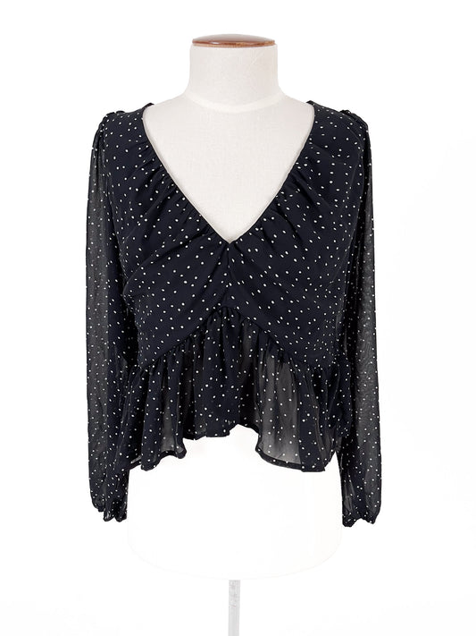 H&M | Black Casual Top | Size M