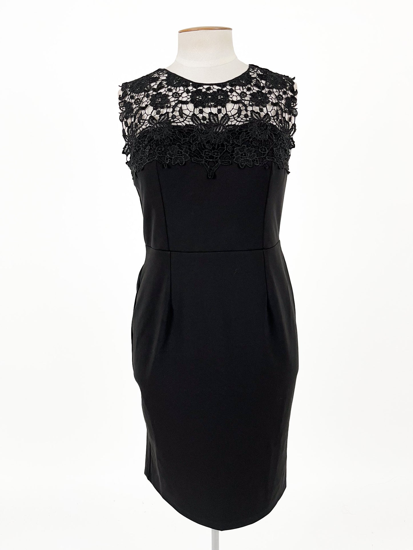 Showcase | Black Cocktail Dress | Size 14