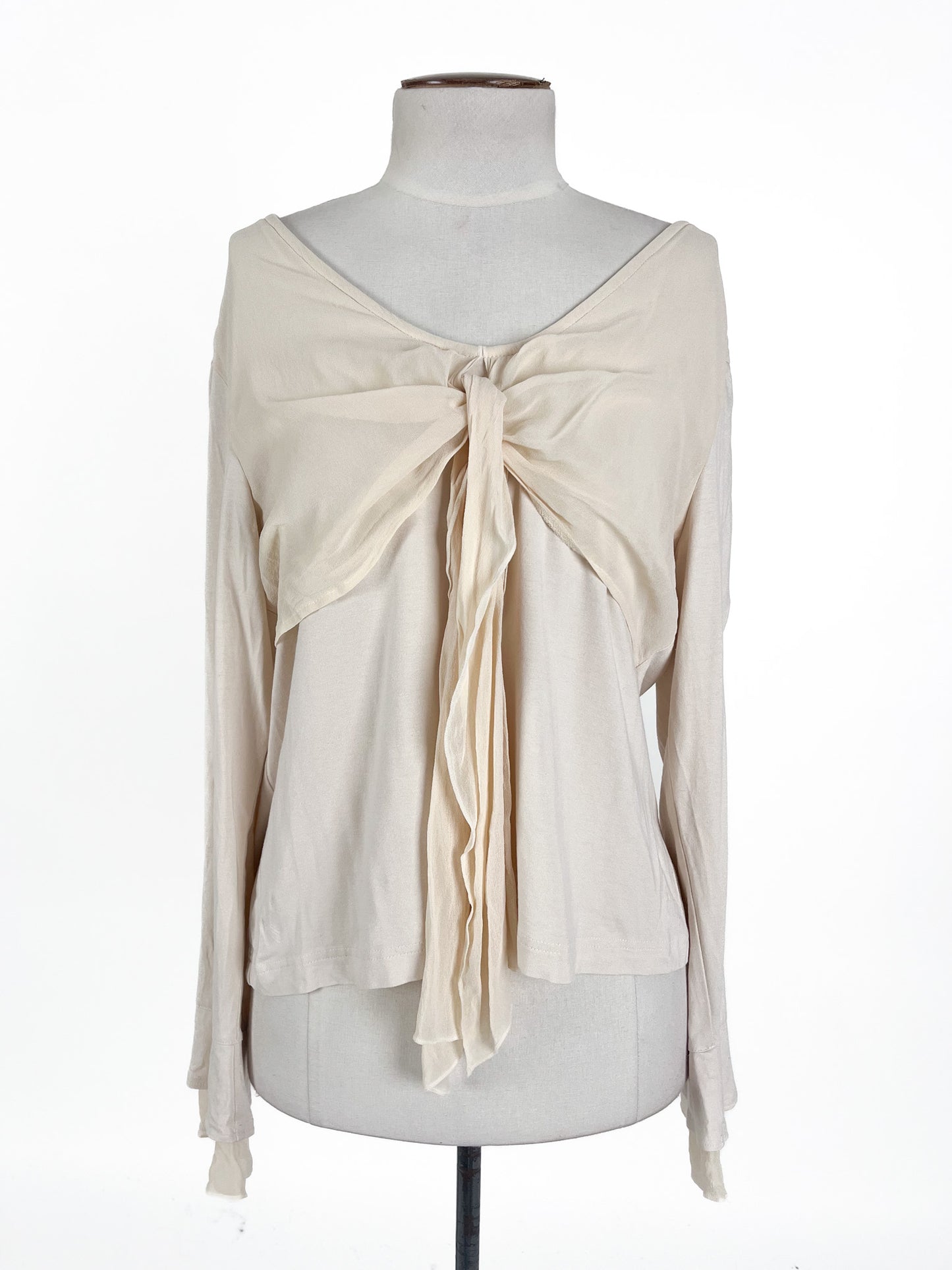 Saga | Beige Casual Top | Size 14