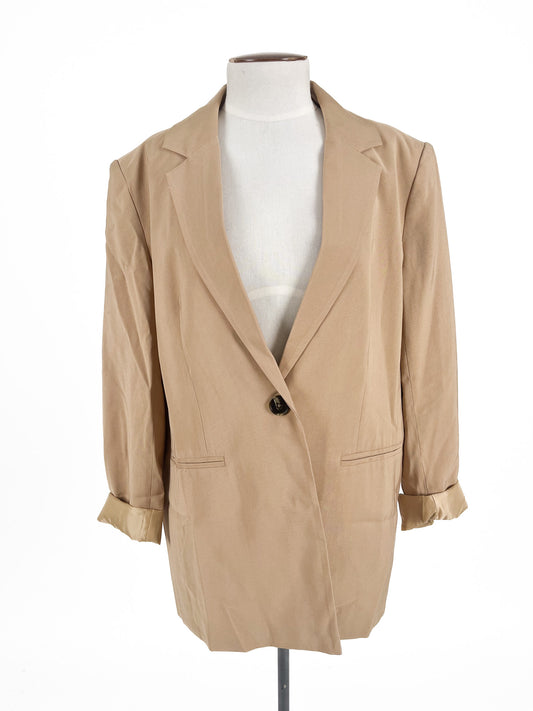 Slide Show | Beige Workwear Jacket | Size 6
