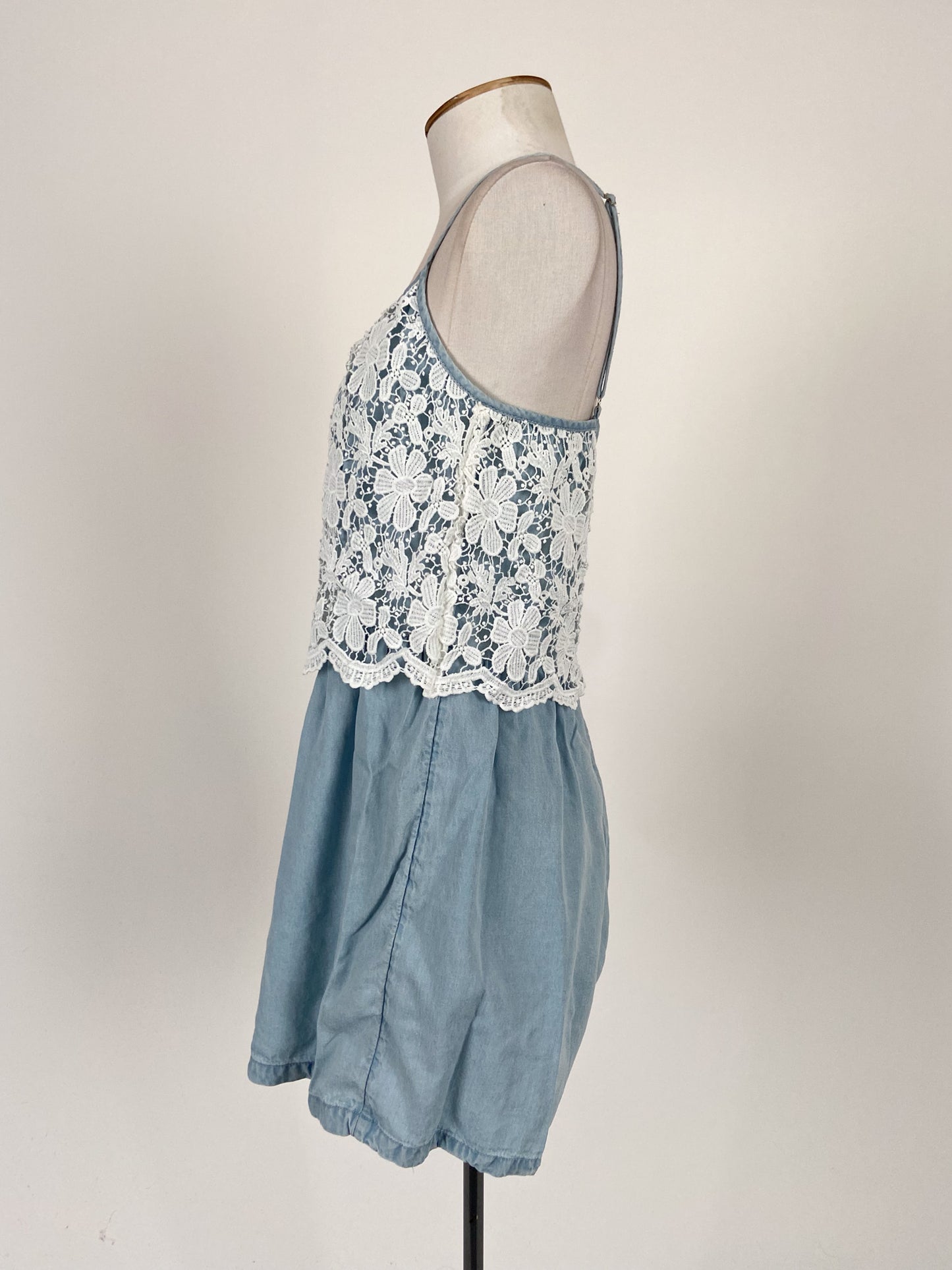 Forever New | Blue Casual Playsuit | Size 10