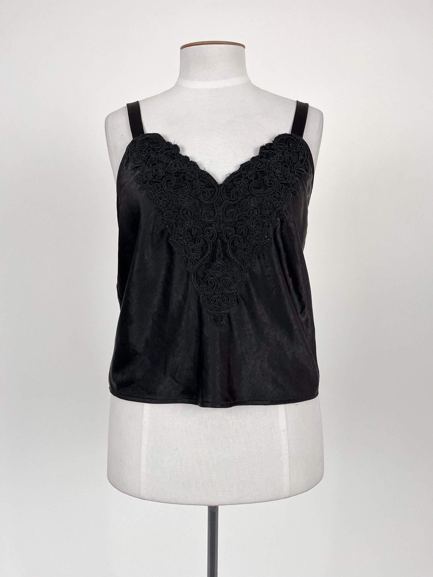 French Freddie | Black Casual/Cocktail Top | Size L