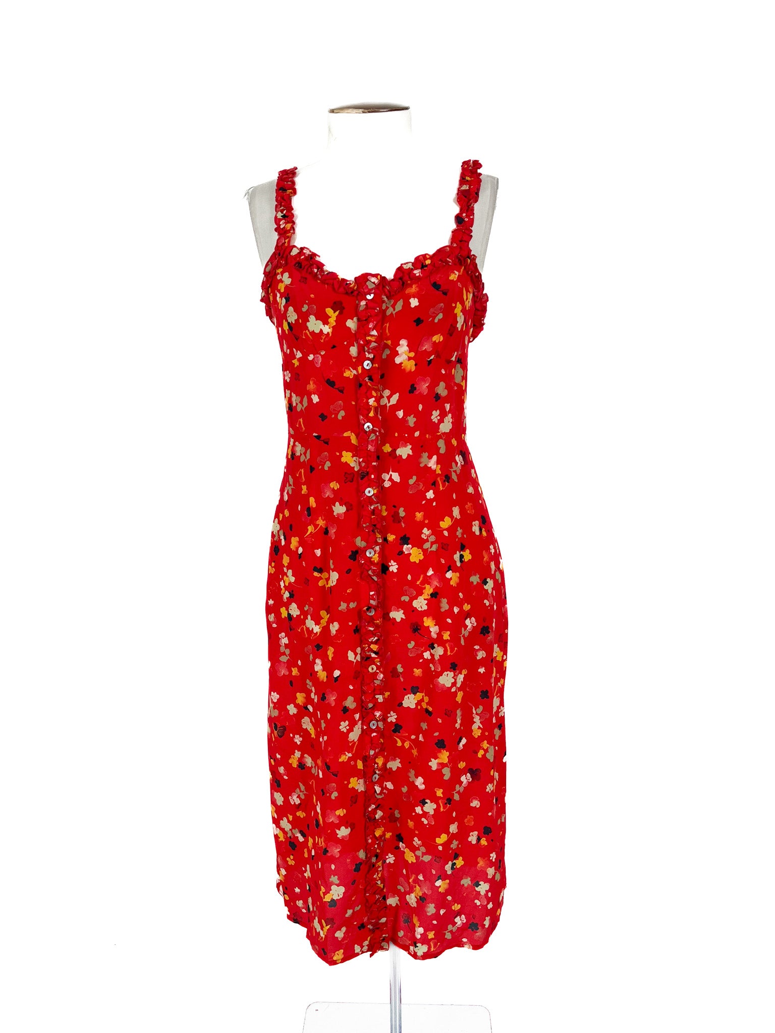Realisation - Red Midi Dress (Size XS)
