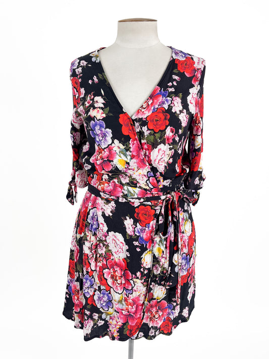 Decjuba | Multicoloured Casual/Cocktail Dress | Size 12