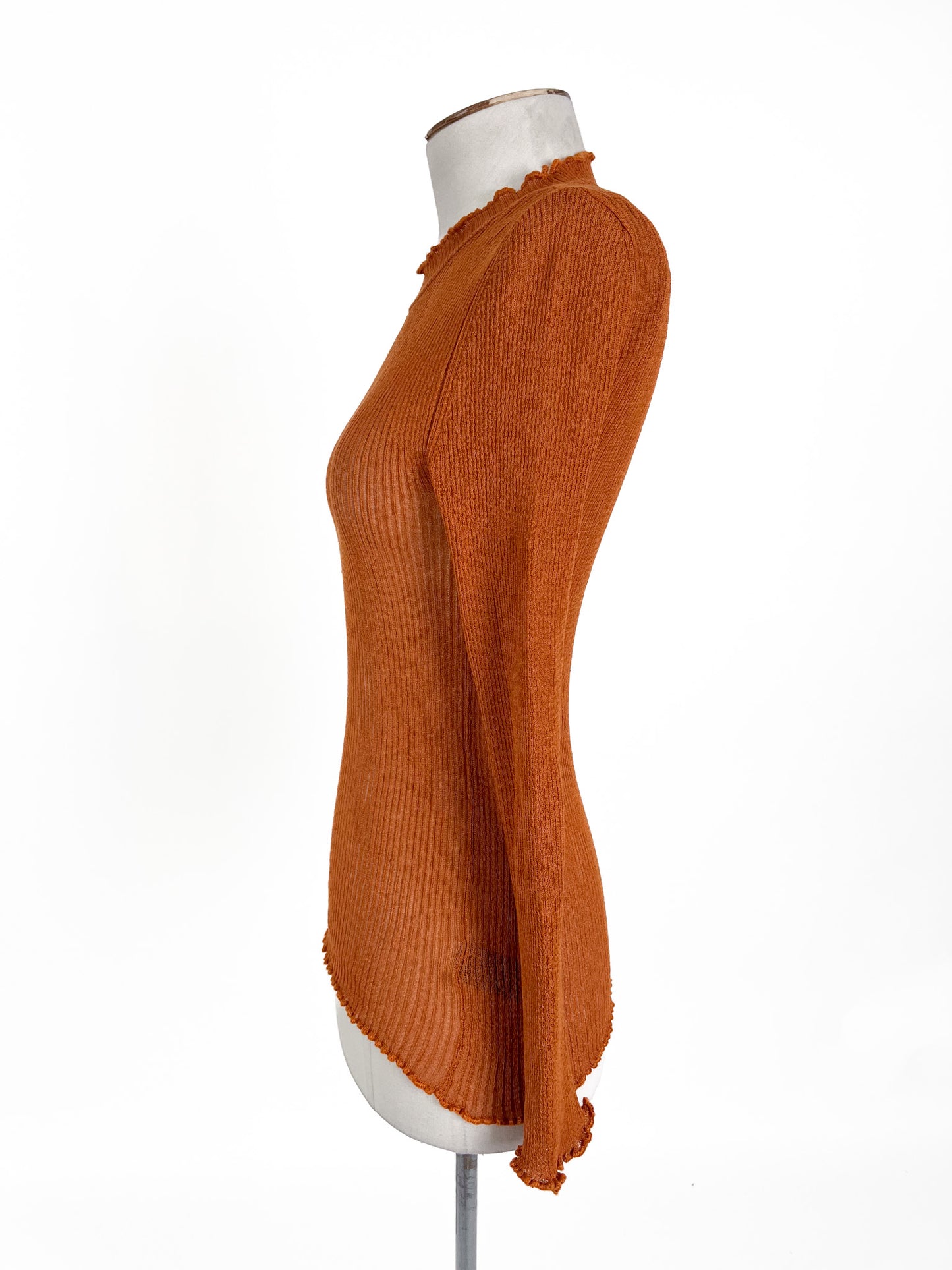 Topshop | Orange Casual Top | Size XS