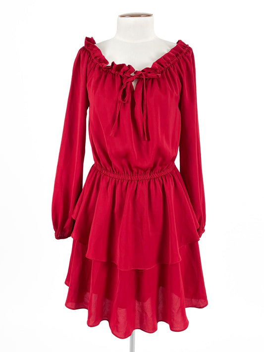 Pia | Red Casual/Cocktail Dress | Size S