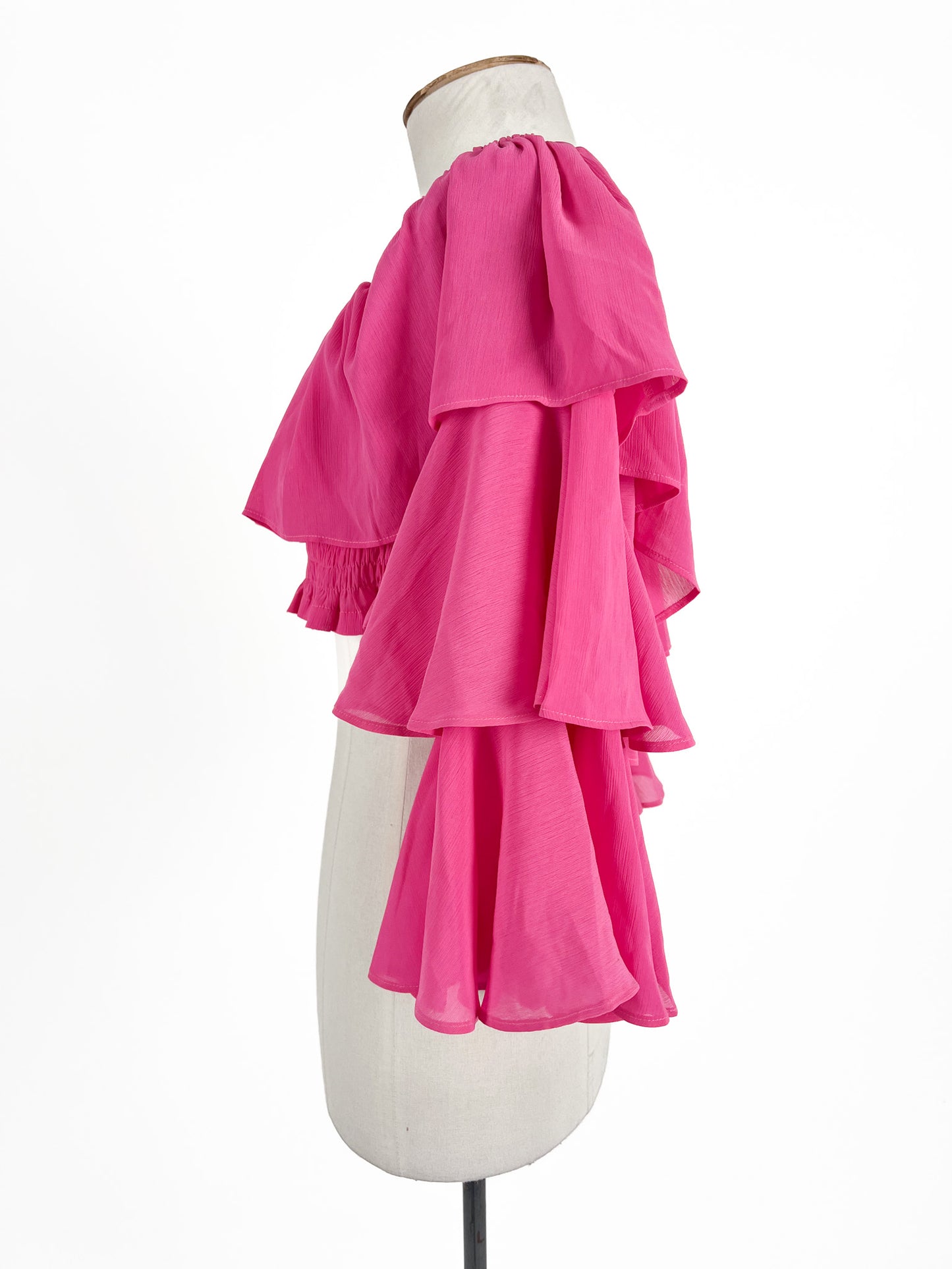 Pia | Pink Casual/Cocktail Top | Size S