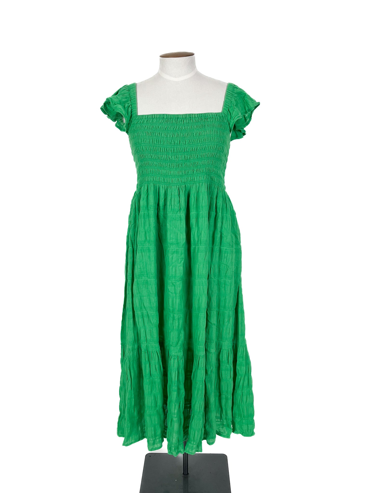 Decjuba - Green Midi Dress (Size 12)
