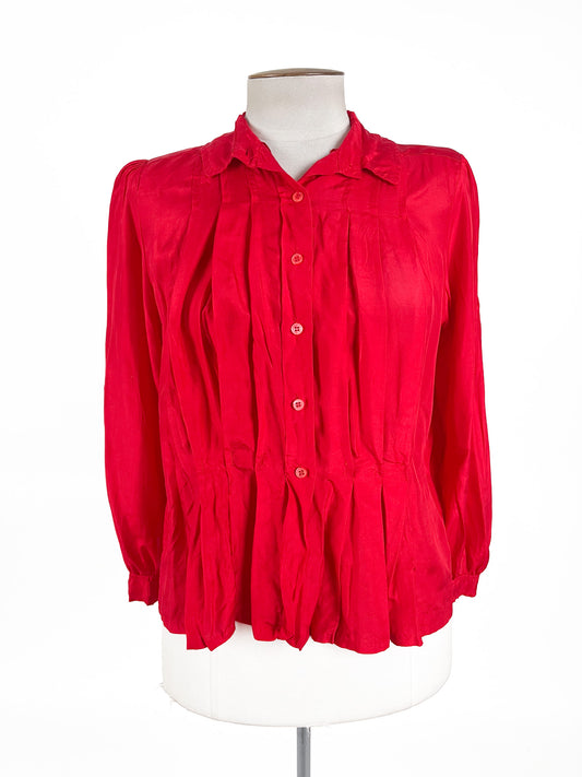Unknown Brand | Red Casual/Workwear Top | Size 8