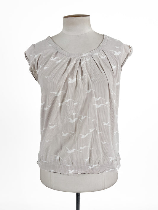 Cecily Jones | Beige Workwear Top | Size L