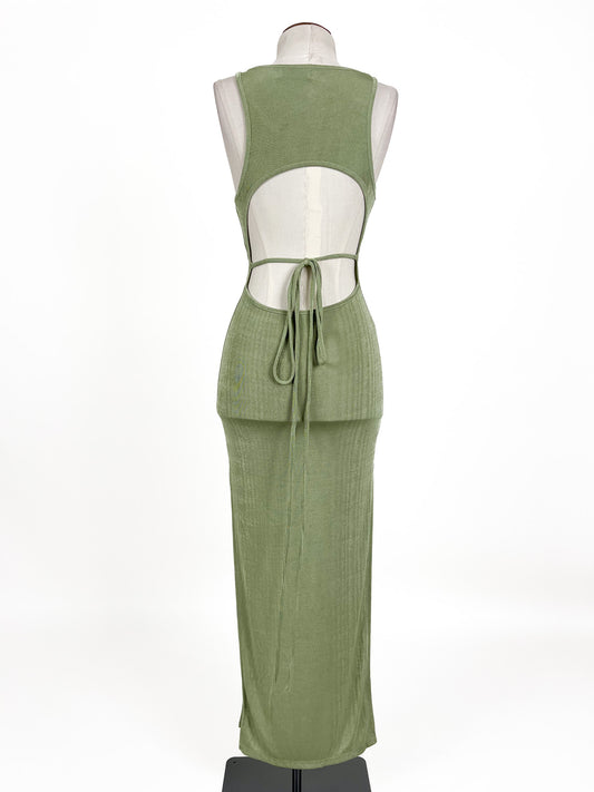 White Fox | Green Cocktail Dress | Size 6