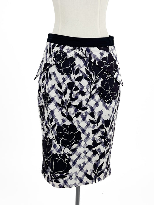 Portmans | Multicoloured Casual/Workwear Skirt | Size 8