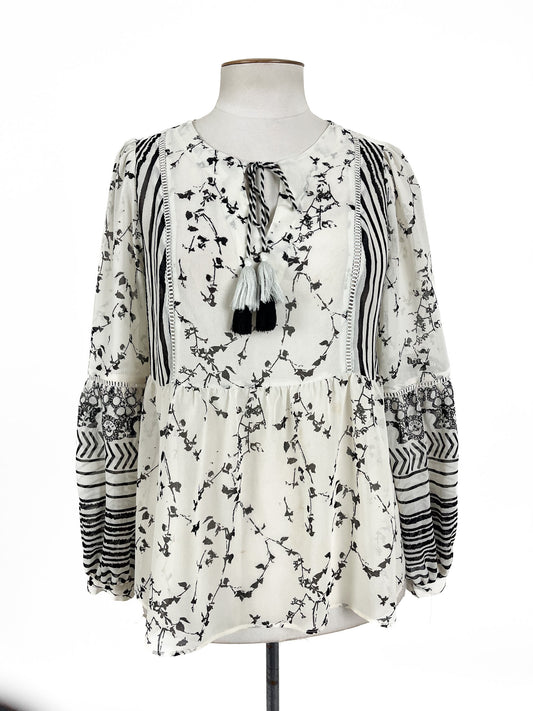 Whistle | White Casual/Workwear Top | Size 10