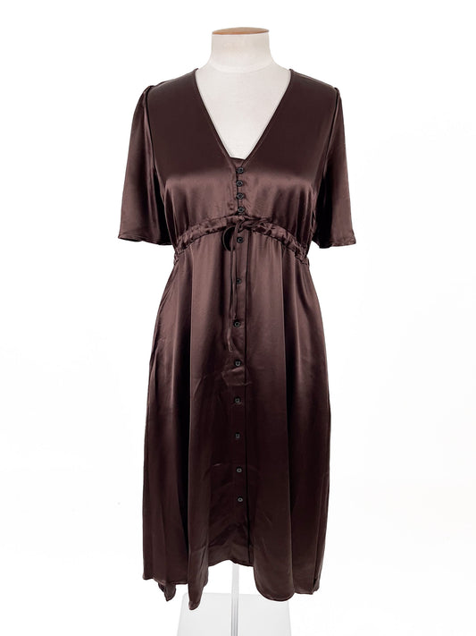 Feather + Noise | Brown Casual Dress | Size 10