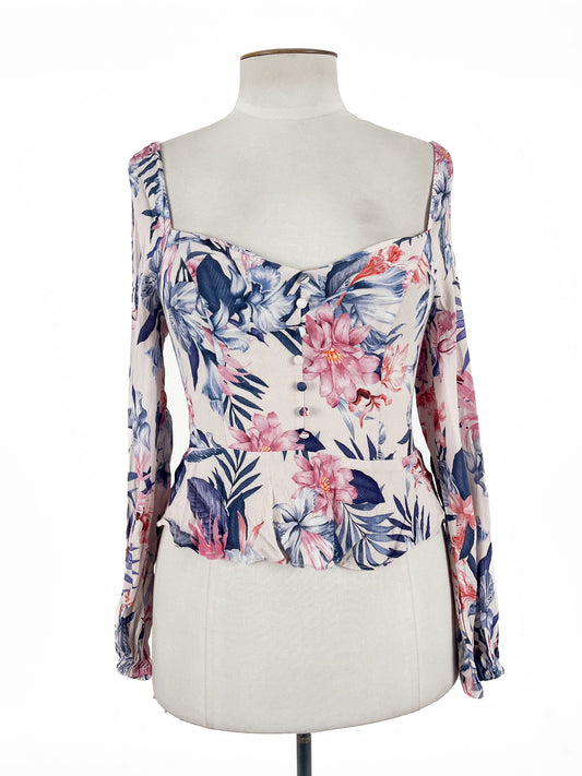 Forever New | Multicoloured Casual Top | Size 8