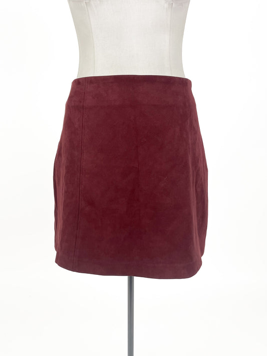 Max - Red Mini Skirt (Size 16)