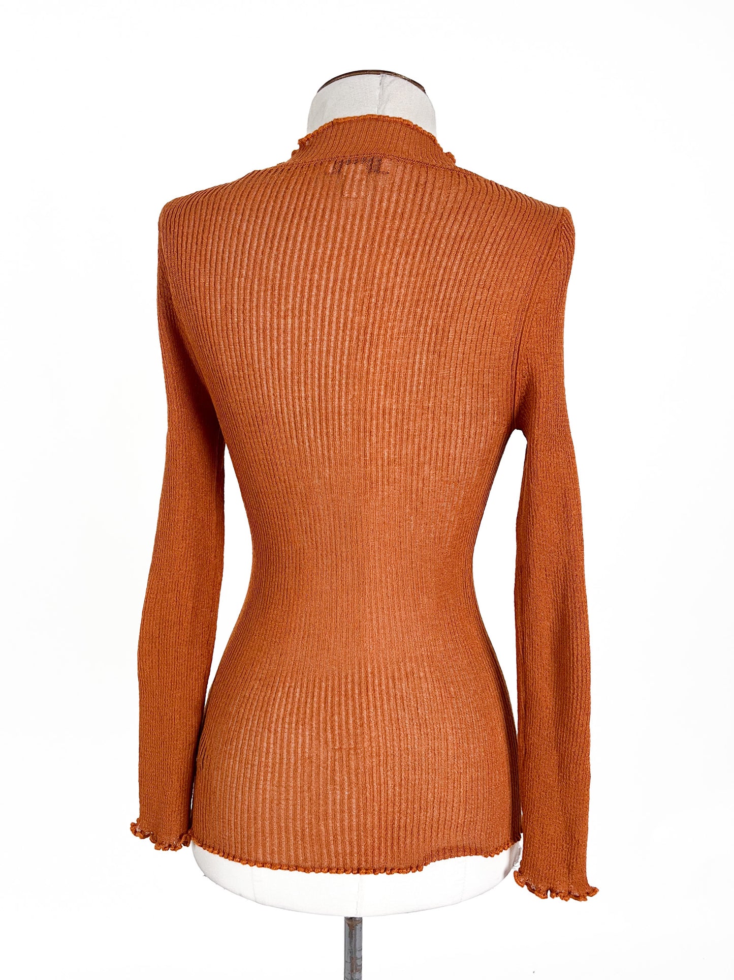 Topshop | Orange Casual Top | Size XS