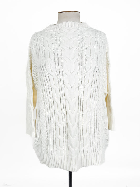 Grace Hill | White Casual Jumper | Size M