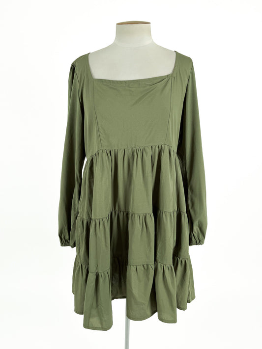Boohoo | Green Casual Dress | Size 16